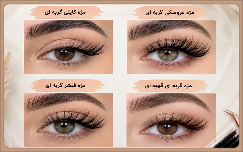 مژه گربه ای طبیعی