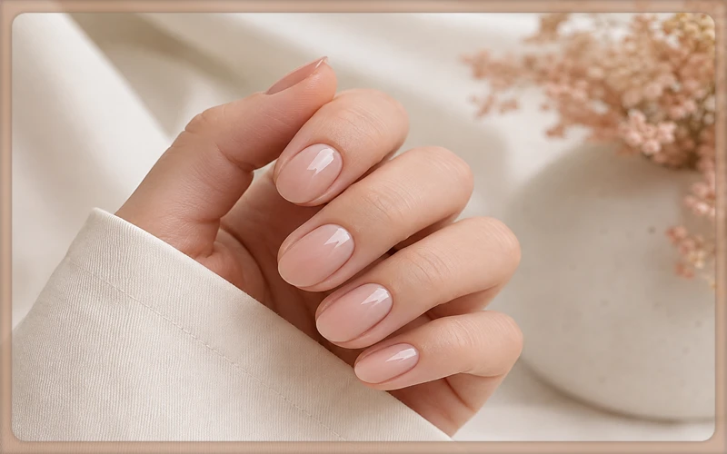 کاشت ناخن -بیضی-کوتاه
