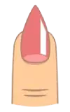 ناخن نوک تیز
