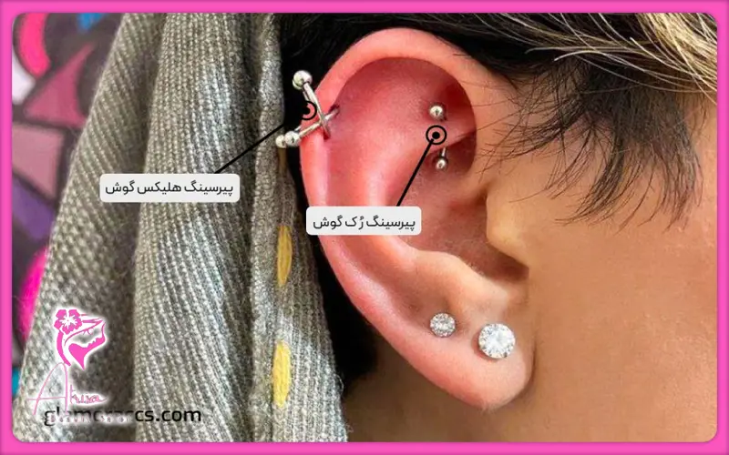 مراقبت‌ بعد از پیرسینگ گوش