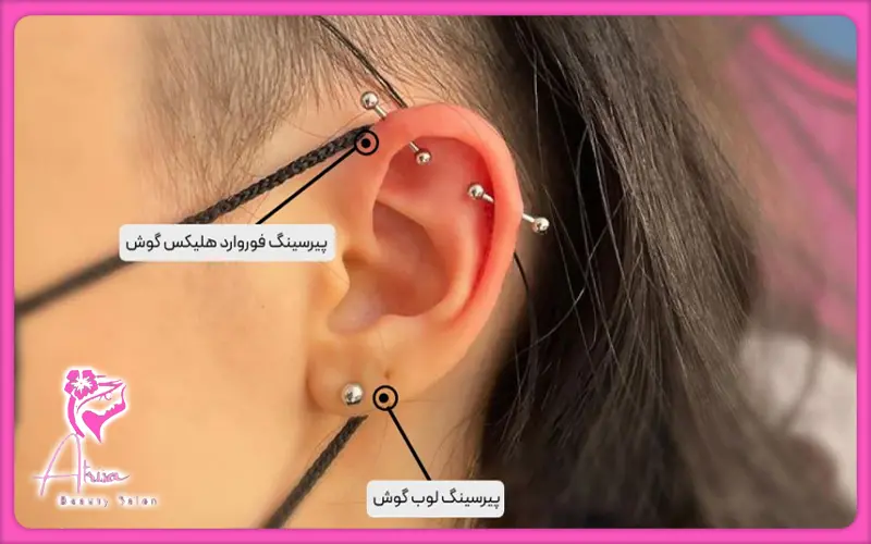 مراقبت‌های پیرسینگ گوش